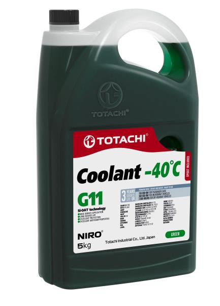 Охлаждающая жидкость Totachi Niro Coolant Green G11 5 кг